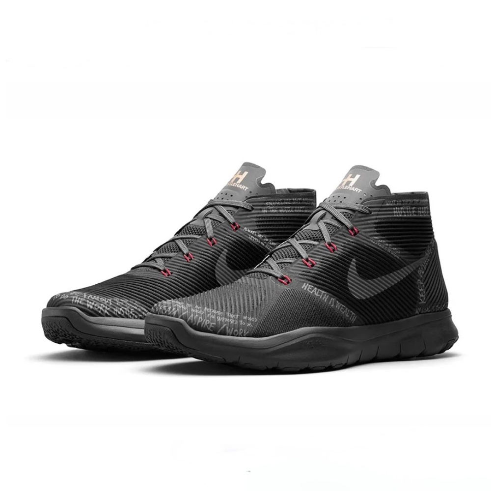 Nike Men's Kevin Hart Black "Hustle Hearts" Sneakers Size 13 US